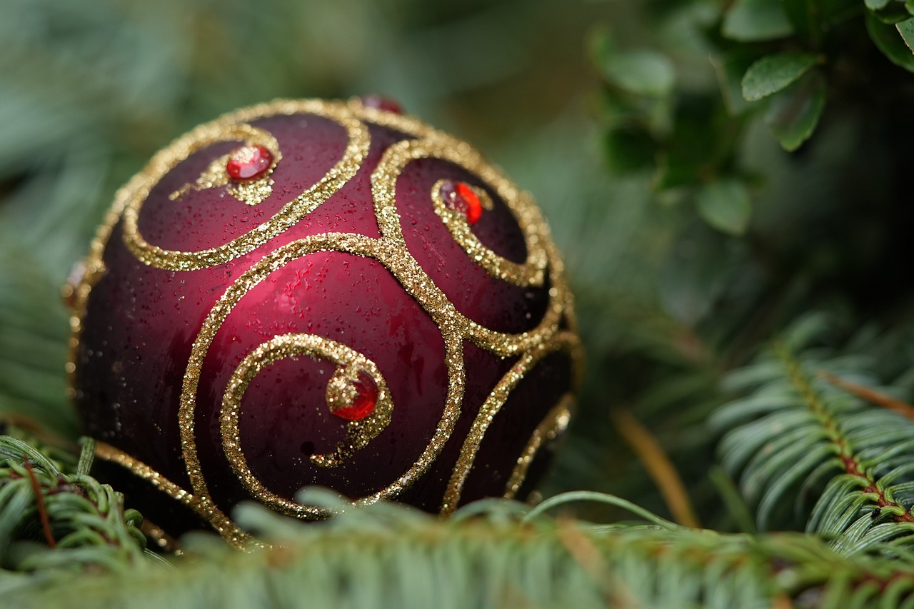 Red Christmas ornament